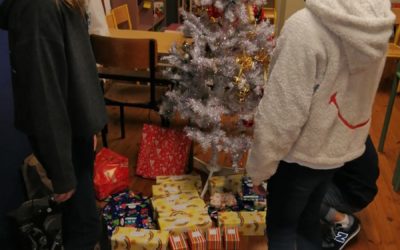 Le père Noël est passé à l’école!