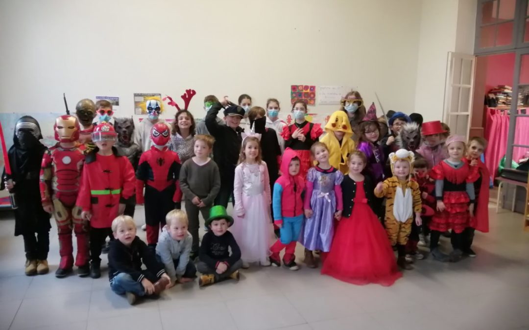 Mardi gras à l’école